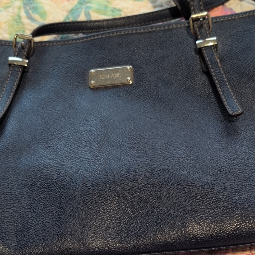 Nine West Classic Navy Shoulder Bag